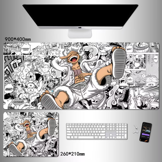 Smooth cloth mouse pad, washable desk mat, gaming computer keyboard pad